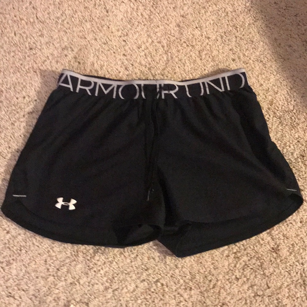 Black under armour shorts